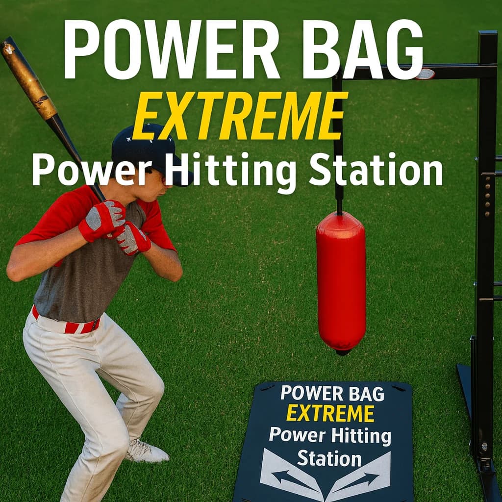 ProRebounders Hitting Power Bag Baseball/Softball, swing stations and rebound trainers: photo from ProRebounders