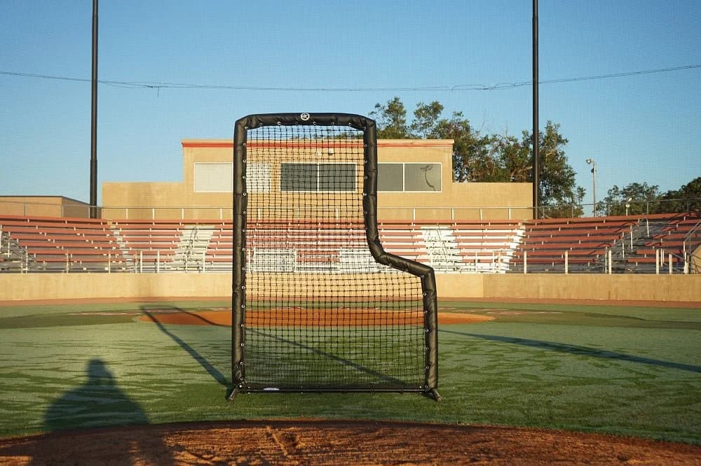 ProRebounders Premium 5x7 L-Screen | Bullet Proof, protective screens: photo from ProRebounders