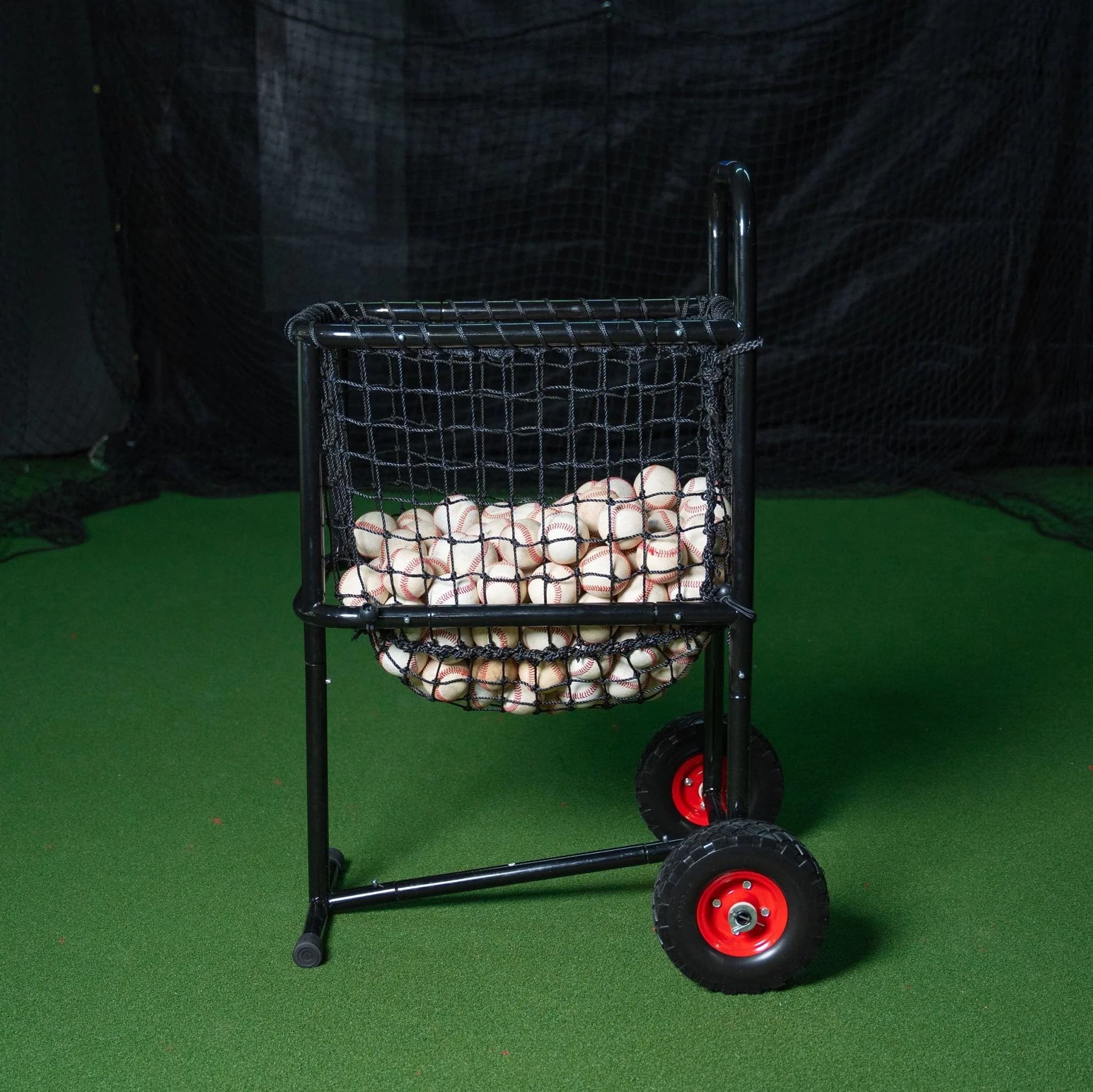 ProRebounders Pro Baseball Cart, ball carts and buckets: photo from ProRebounders