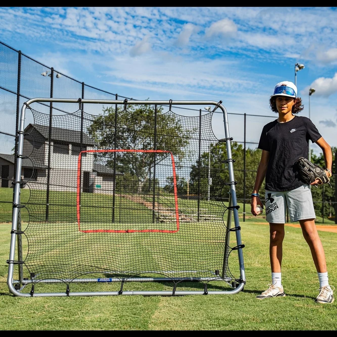ProRebounders XL Rebounder for Baseball/Softball In Stock Ships in 24-48hrs, rebounders and pitchbacks: photo from ProRebounders