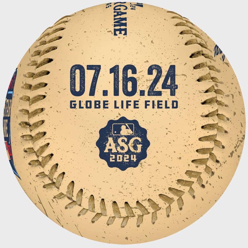 Rawlings 2024 MLB All-Star Game Gold Replica Baseball, 1 Ball, collector and commemorative balls: photo from Rawlings