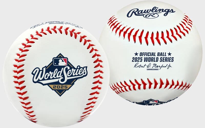 Rawlings 2025 World Series Replica Baseball, 1 Ball, collector and commemorative balls: photo from Rawlings