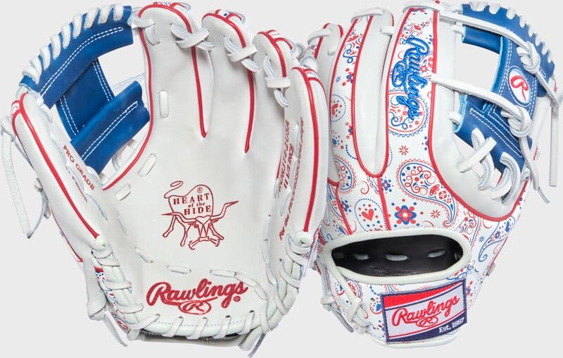 2026 Rawlings 4th of July Heart of the Hide 11.5-Inch Glove, Right Hand Throw, infield gloves: photo from Rawlings