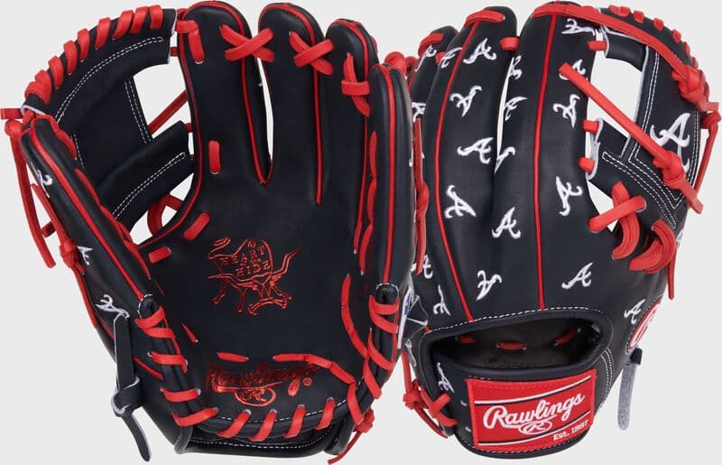 Rawlings Atlanta Braves Heart of the Hide 11.75-Inch Infield Glove, infield gloves: photo from Rawlings