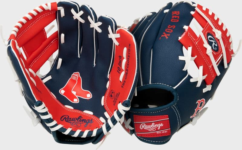 Rawlings Boston Red Sox 10-Inch Team Logo Glove, youth gloves: photo from Rawlings