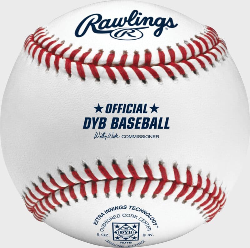 Rawlings Dixie Youth Baseball Official Baseballs, game baseballs: photo from Rawlings