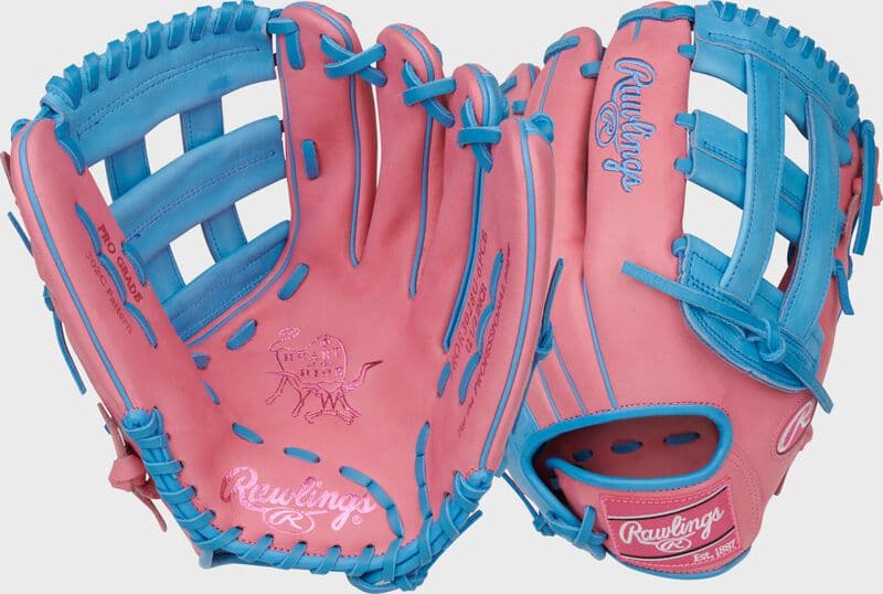 Rawlings Exclusive Heart of the Hide ContoUR Fit Outfield Glove, Right Hand Throw, youth gloves: photo from Rawlings