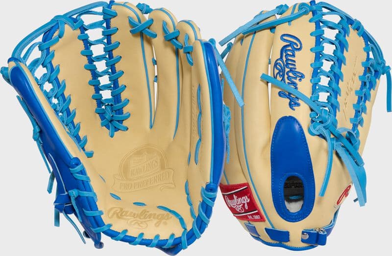 Rawlings Gameday 57 Series Daulton Varsho Pro Preferred Outfield Glove, Right Hand Throw, outfield gloves: photo from Rawlings