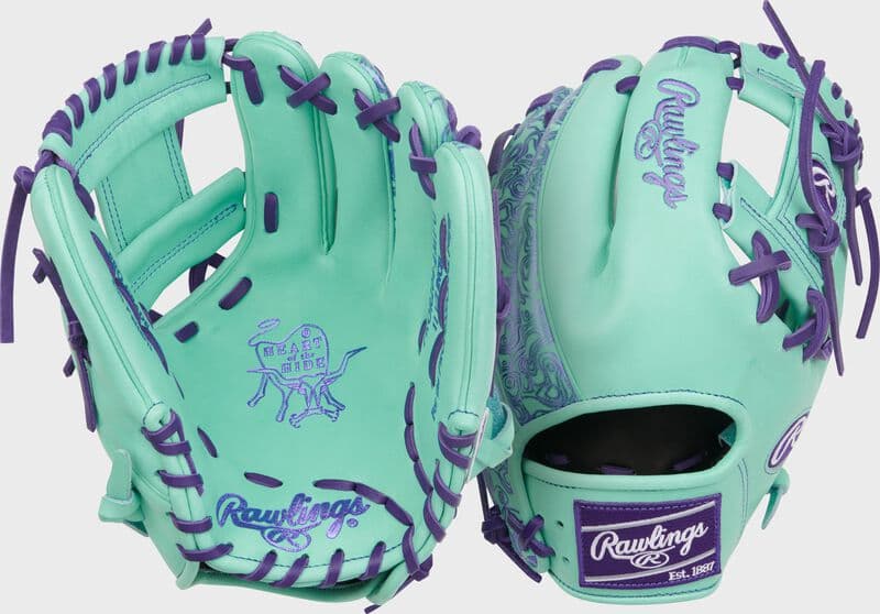 Rawlings Heart of the Hide 11.5-Inch Mint Infield Glove, Right Hand Throw, infield gloves: photo from Rawlings