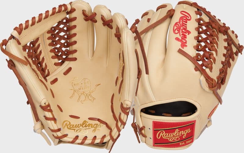 Rawlings Heart of the Hide 11.75-Inch Modified Trap-Eze Glove, infield gloves: photo from Rawlings