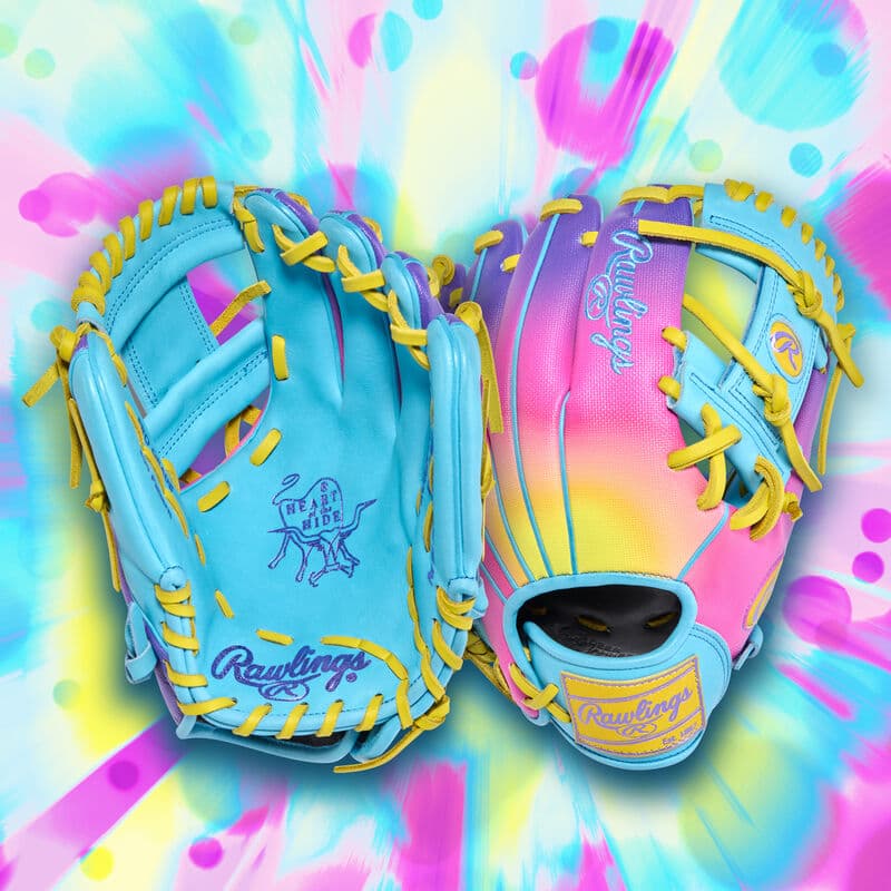 Rawlings Heart of the Hide Fun Burst 2.0 11.5 in ContoUR Fit Infield Glove, Right Hand Throw, infield gloves: photo from Rawlings