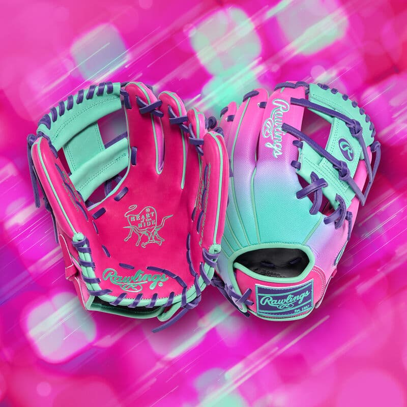 Rawlings Heart of the Hide Fun Burst 2.0 11.5 in ContoUR Fit Infield Glove, Right Hand Throw, infield gloves: photo from Rawlings