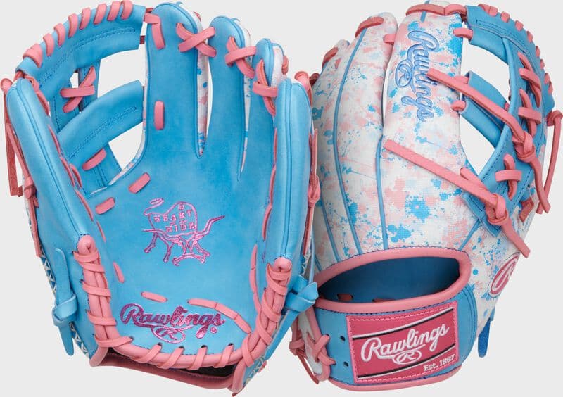 Rawlings Heart of the Hide Spatter Print Speed Shell Infield Glove, Right Hand Throw, infield gloves: photo from Rawlings