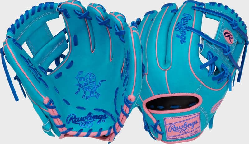 Rawlings Heart of the Hide Vibrant Series 11.5" Infield Glove, Right Hand Throw, infield gloves: photo from Rawlings