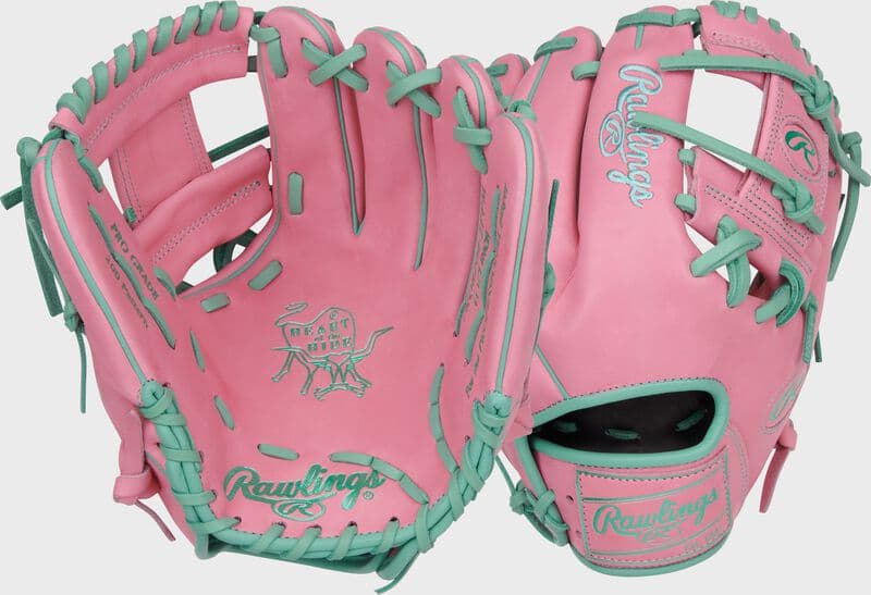 Rawlings Heart of the Hide Vibrant Series 11.5" Infield Glove, Right Hand Throw, infield gloves: photo from Rawlings