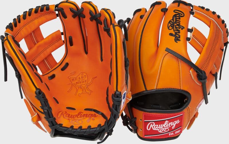 Rawlings Jackson Holliday Heart of the Hide Infield Glove, Right Hand Throw, infield gloves: photo from Rawlings