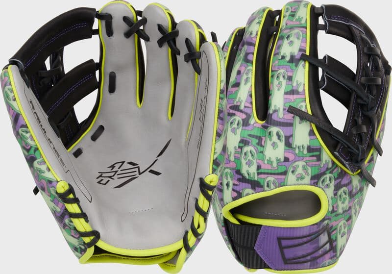 Rawlings Limited Edition REV1X Halloween Infield Glove, Right Hand Throw, infield gloves: photo from Rawlings