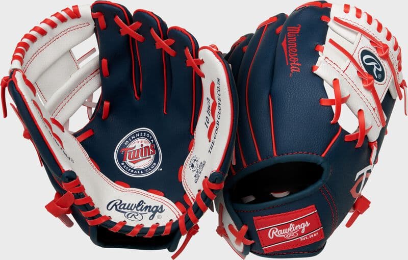 Rawlings Minnesota Twins 10-Inch Team Logo Glove, youth gloves: photo from Rawlings