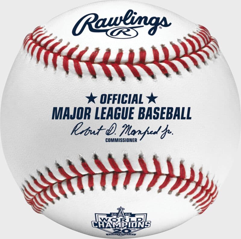 Rawlings MLB Los Angeles Angels World Series Champions 20th Anniversary Baseball, collector and commemorative balls: photo from Rawlings