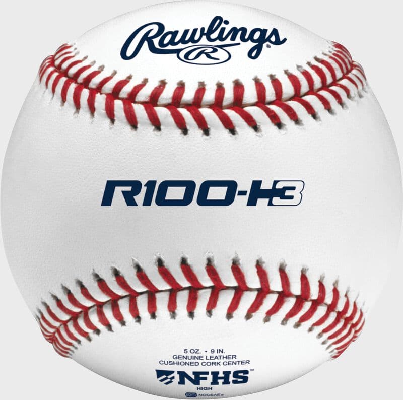 Rawlings NFHS Official High School Baseballs, 3, 6 Pack or Dozen, game baseballs: photo from Rawlings