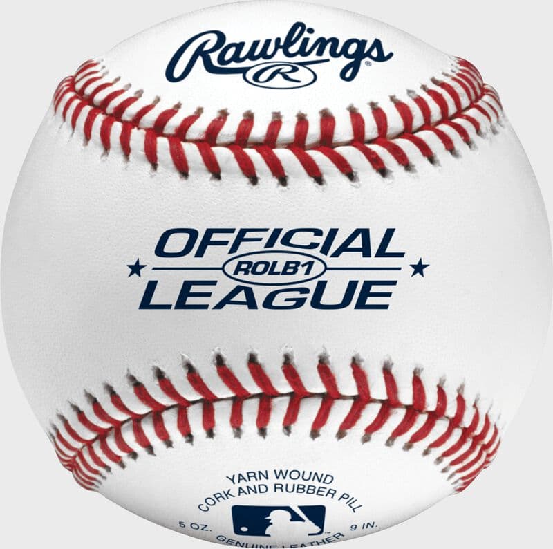 Rawlings Official League Competition Grade Baseballs, 1, 3, 6 Pack or Dozen, game baseballs: photo from Rawlings