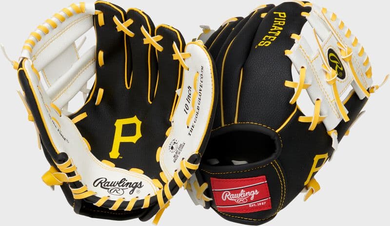 Rawlings Pittsburgh Pirates 10-Inch Team Logo Glove, youth gloves: photo from Rawlings