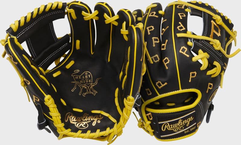 Rawlings Pittsburgh Pirates Heart of the Hide 11.75-Inch Infield Glove, infield gloves: photo from Rawlings