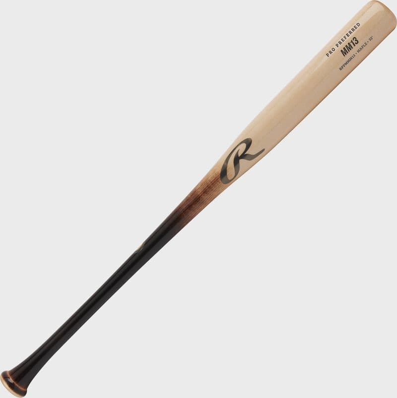 Rawlings Pro Preferred MM13 Maple Wood Bat, game wood bats, adult: photo from Rawlings