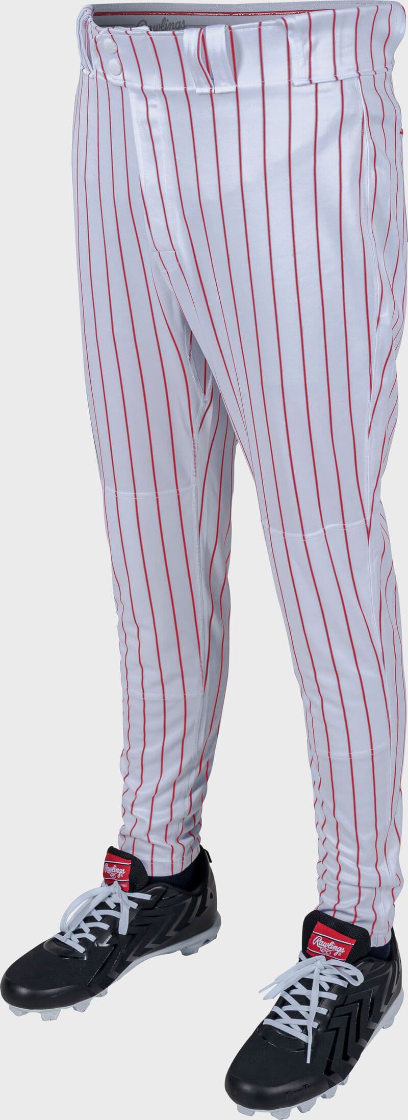 Rawlings 150 Jogger Fit Pinstripe Baseball Pants, Adult & Youth, baseball pants, adult: photo from Rawlings