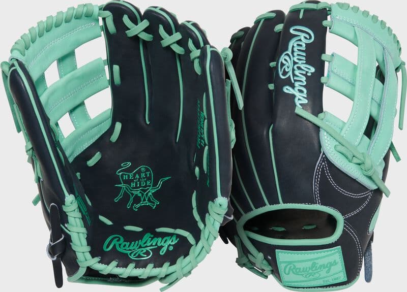 Rawlings Aaron Judge Heart of the Hide 12.75 inch Outfield Glove, Right Hand Throw, outfield gloves: photo from Rawlings