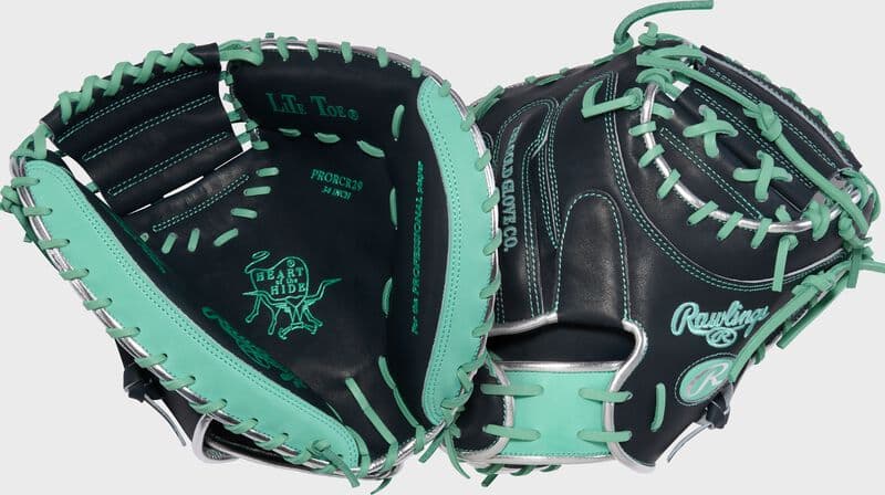 Rawlings Cal Raleigh Heart of the Hide 34-Inch Catcher's Mitt, Right Hand Throw, catcher's mitts: photo from Rawlings