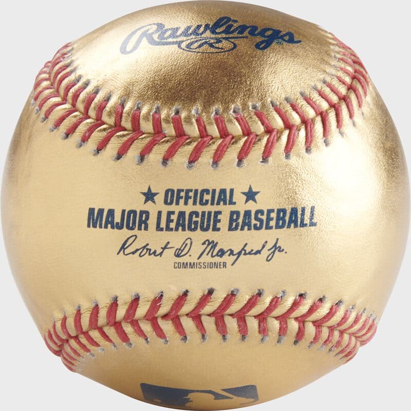 Rawlings Gold MLB Baseball, game baseballs: photo from Rawlings