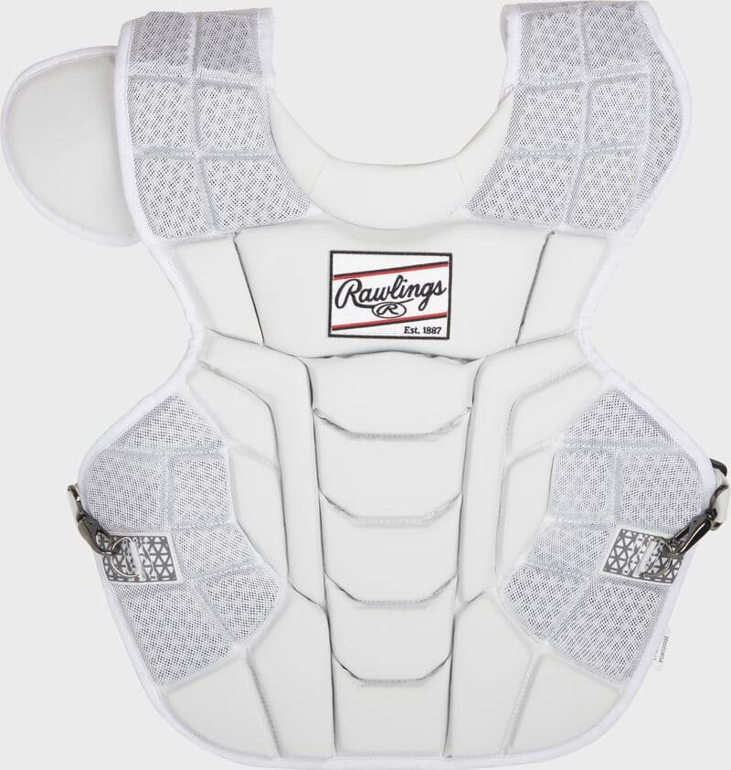 Rawlings Mach Chest Protector, Meets NOCSAE, catcher's gear: photo from Rawlings