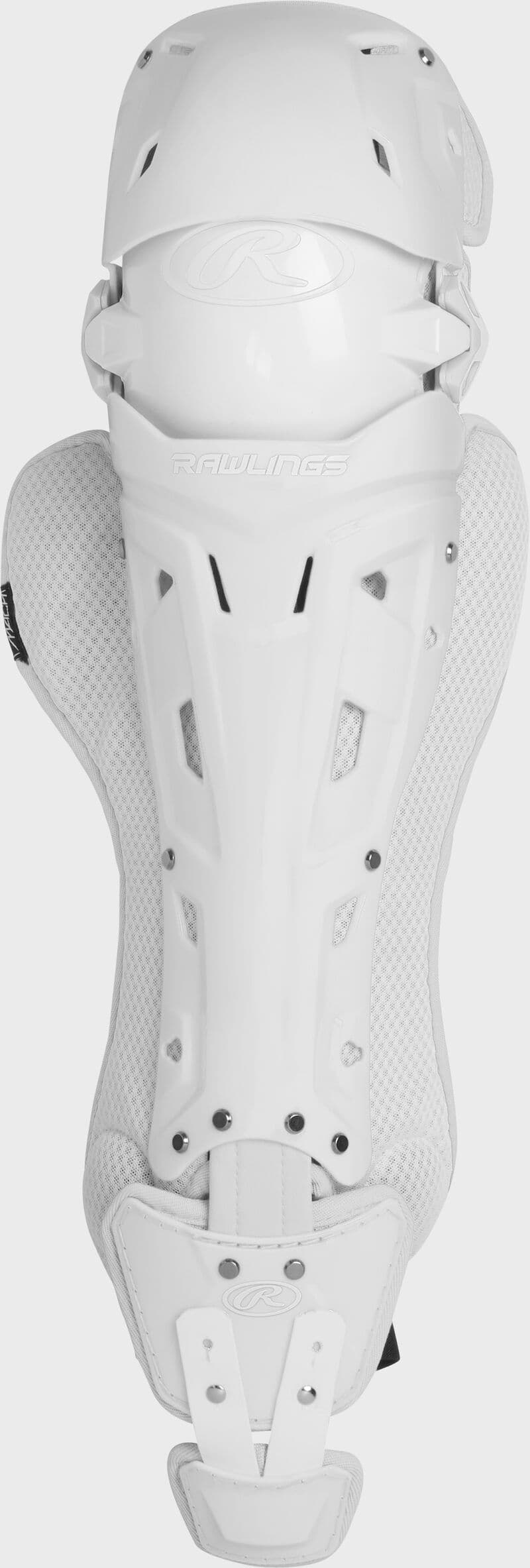 Rawlings Mach Leg Guards, Adult & Intermediate Sizes, catcher's gear: photo from Rawlings