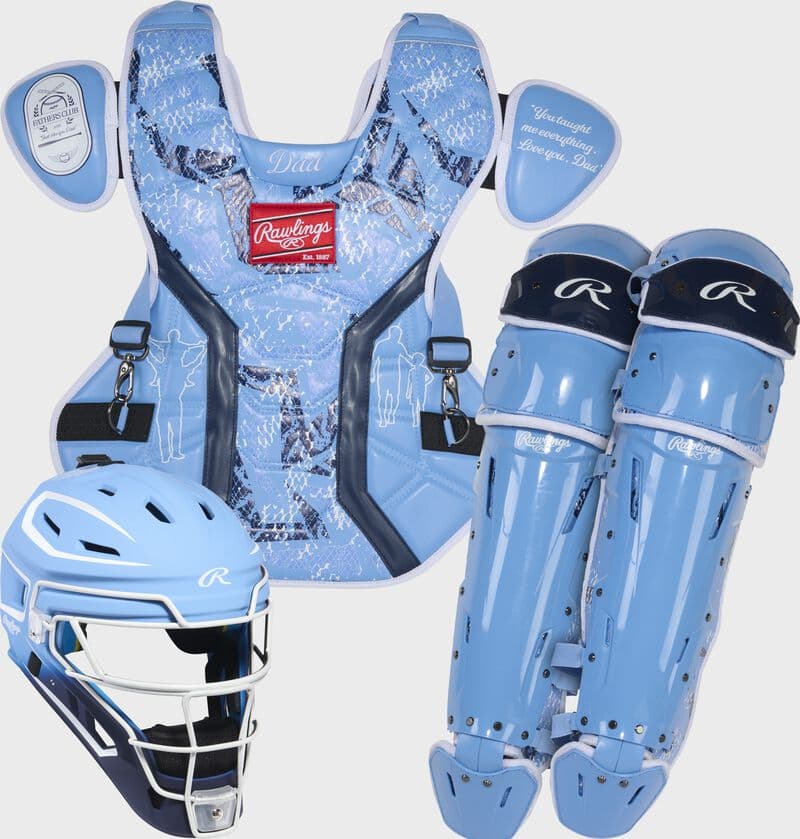 Rawlings Mach Pro Father's Day Catcher's Set, catcher's gear: photo from Rawlings