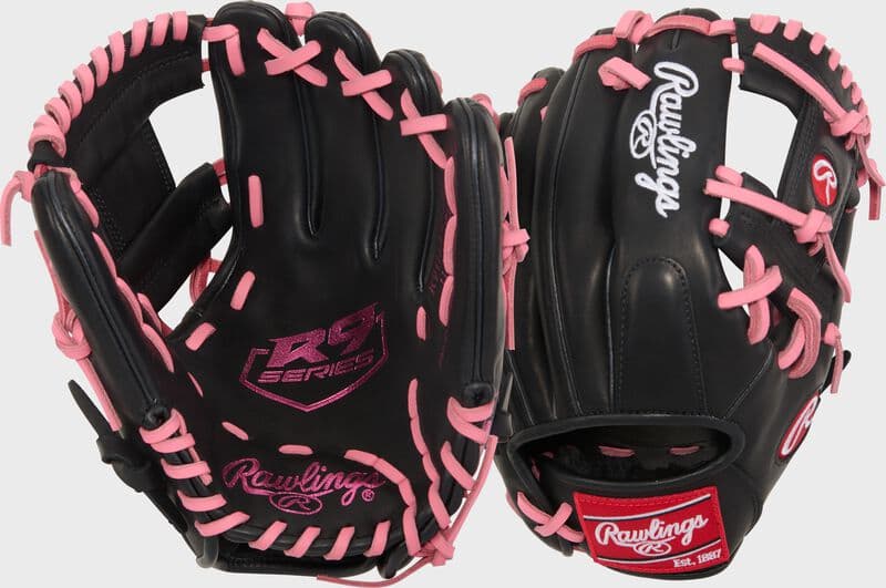 Rawlings R9 ContoUR 11.25-Inch Infield Glove, Right Hand Throw, youth gloves: photo from Rawlings
