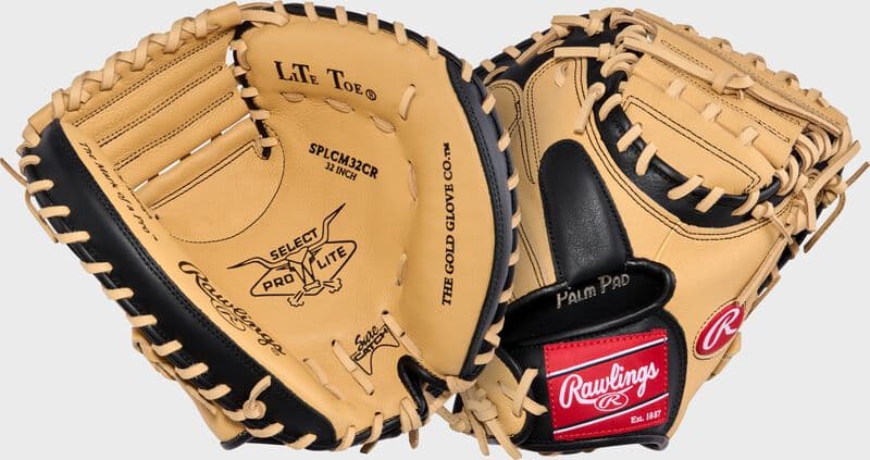 Rawlings Select Pro Lite Cal Raleigh 32-Inch Youth Catcher's Mitt, Right Hand Throw, youth gloves: photo from Rawlings