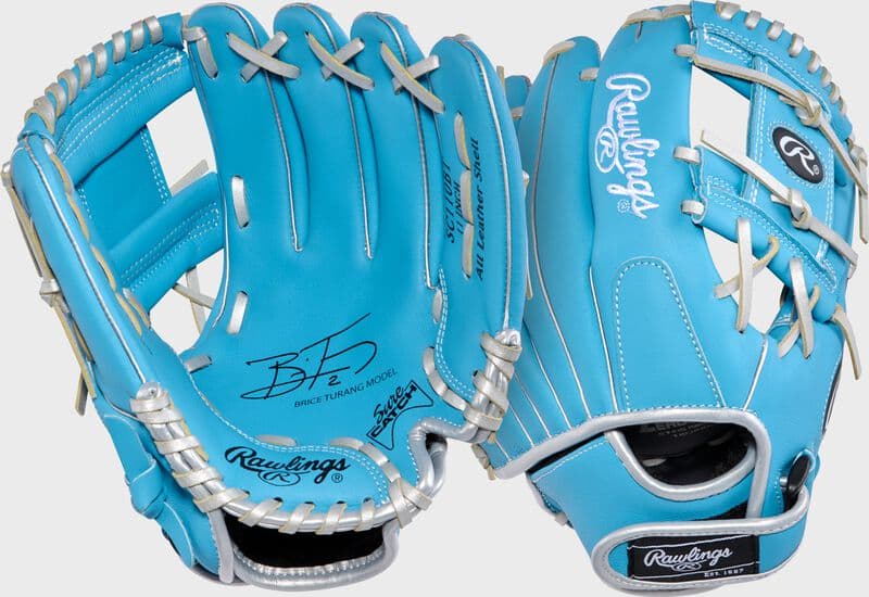 Rawlings Sure Catch 11-Inch Brice Turang Signature Glove, Right Hand Throw, youth gloves: photo from Rawlings