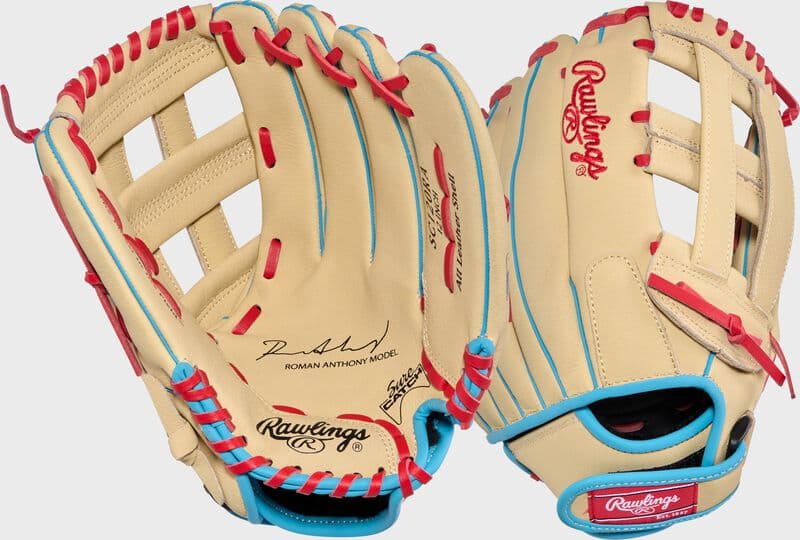 Rawlings Sure Catch 12-Inch Roman Anthony Signature Glove, Right Hand Throw, youth gloves: photo from Rawlings
