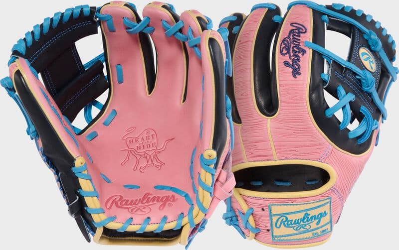 Rawlings Wood-Grain Exclusive 11.5 Inch Infield Glove, Right Hand Throw, infield gloves: photo from Rawlings
