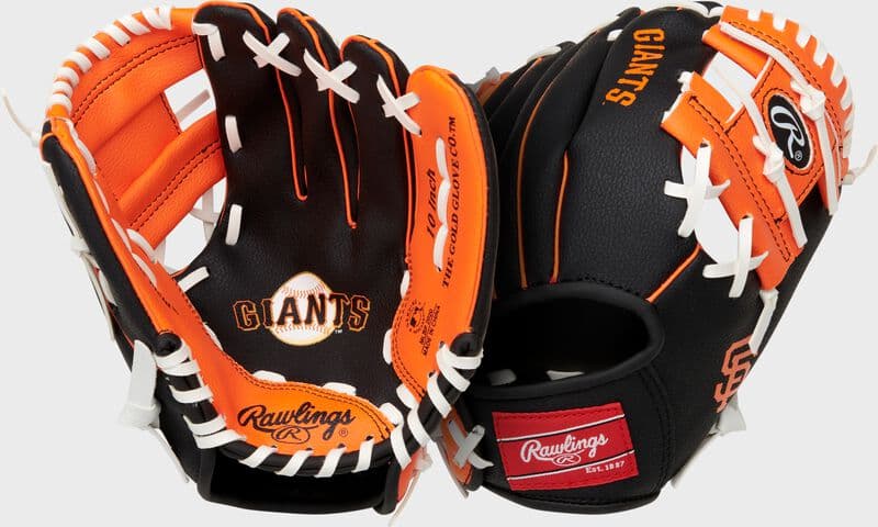Rawlings San Francisco Giants 10-Inch Team Logo Glove, youth gloves: photo from Rawlings