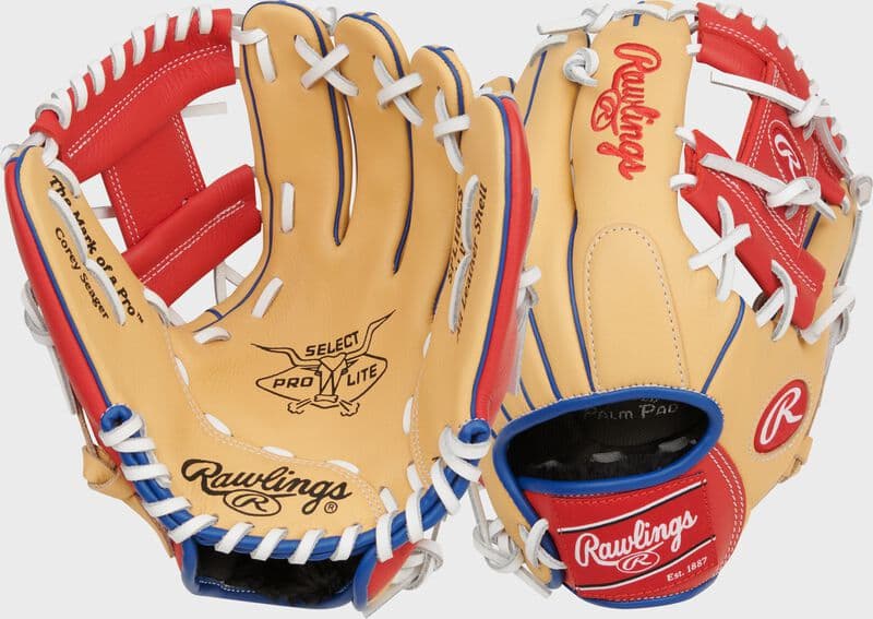 Rawlings Select Pro Lite Corey Seager 11" Youth Glove, Right Hand Throw, youth gloves: photo from Rawlings