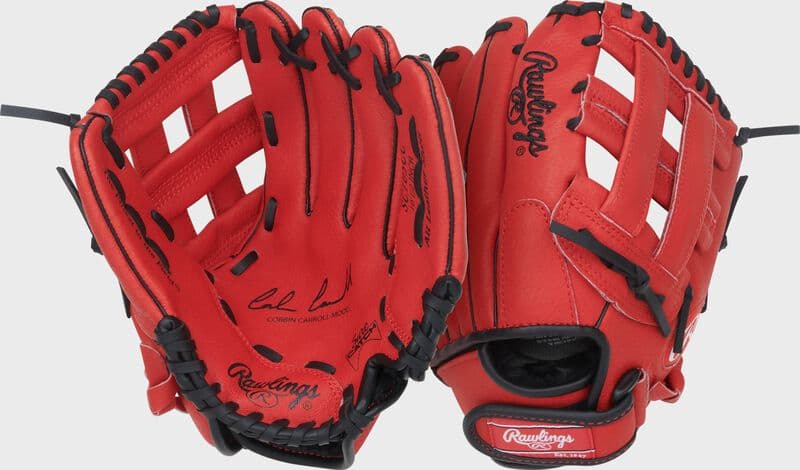 Rawlings Sure Catch 10.5-Inch Corbin Carroll Signature Youth Glove, Right Hand Throw, youth gloves: photo from Rawlings