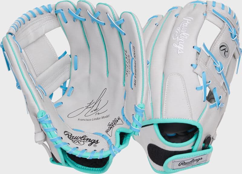 Rawlings Sure Catch 11.5" Francisco Lindor Signature Youth Glove, Right Hand Throw, youth gloves: photo from Rawlings