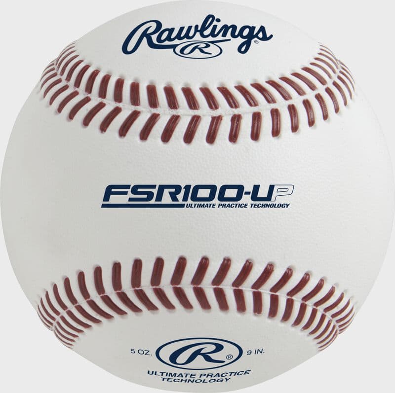 Rawlings Ultimate Practice Technology Collegiate Flat Seam Baseballs, practice and machine balls: photo from Rawlings