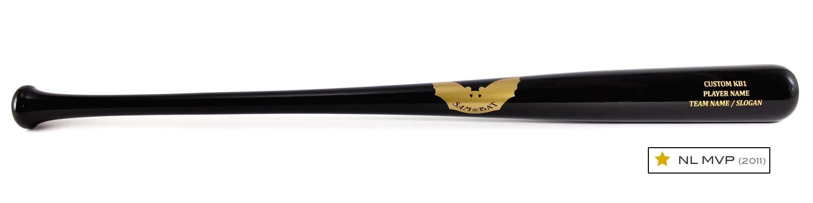 Sam Bat 2 X Custom KB1, game wood bats, adult: photo from Sam Bat