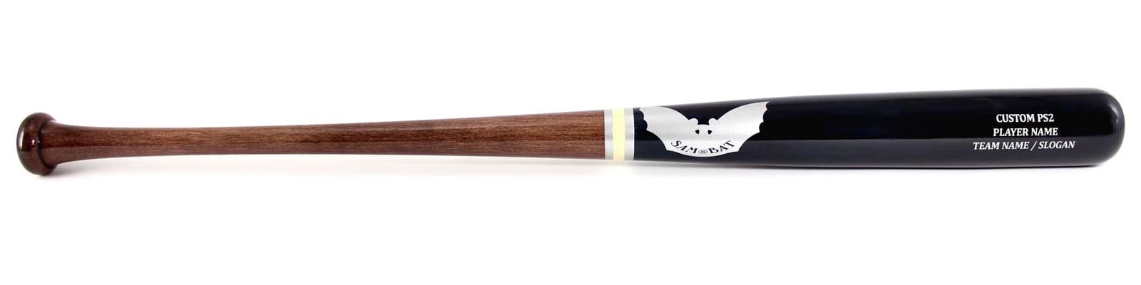 Sam Bat 2 X Custom PS2, game wood bats, adult: photo from Sam Bat