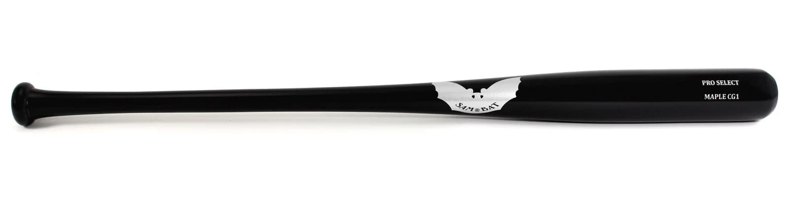 Sam Bat CG1-Stock / All Black (Silver) - Pro Select, game wood bats, adult: photo from Sam Bat