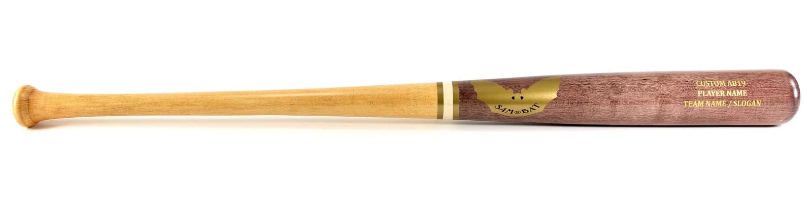 Sam Bat Custom AB19, game wood bats, adult: photo from Sam Bat