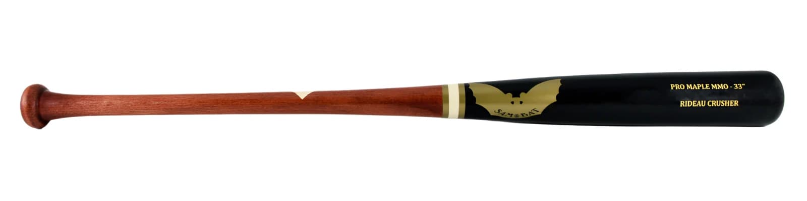 Sam Bat MMO-Stock / Cherry/Black (Gold), game wood bats, adult: photo from Sam Bat